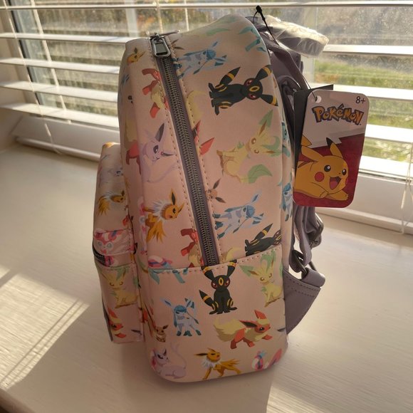New Loungefly Pokemon Eevee Evolutions Mini Backpack - Picture 4 of 11